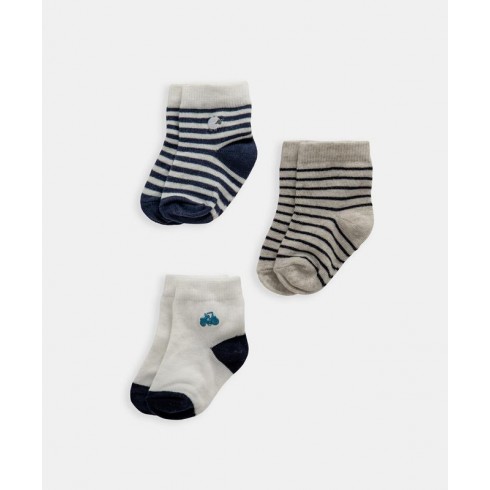 Mamas & Papas Комплект 3 чифта чорапи Character