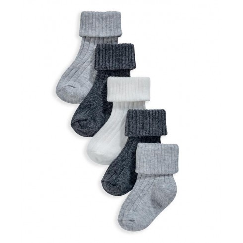 Mamas & Papas Чорапи 5 чифта Grey